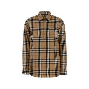 Burberry Women Check Cotton Shirt